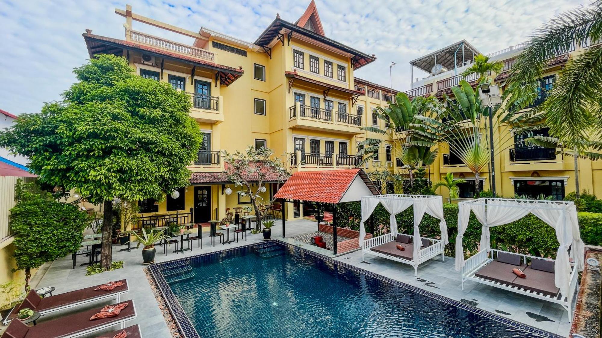 Villa Indochine D'Angkor Siem Reap Zewnętrze zdjęcie