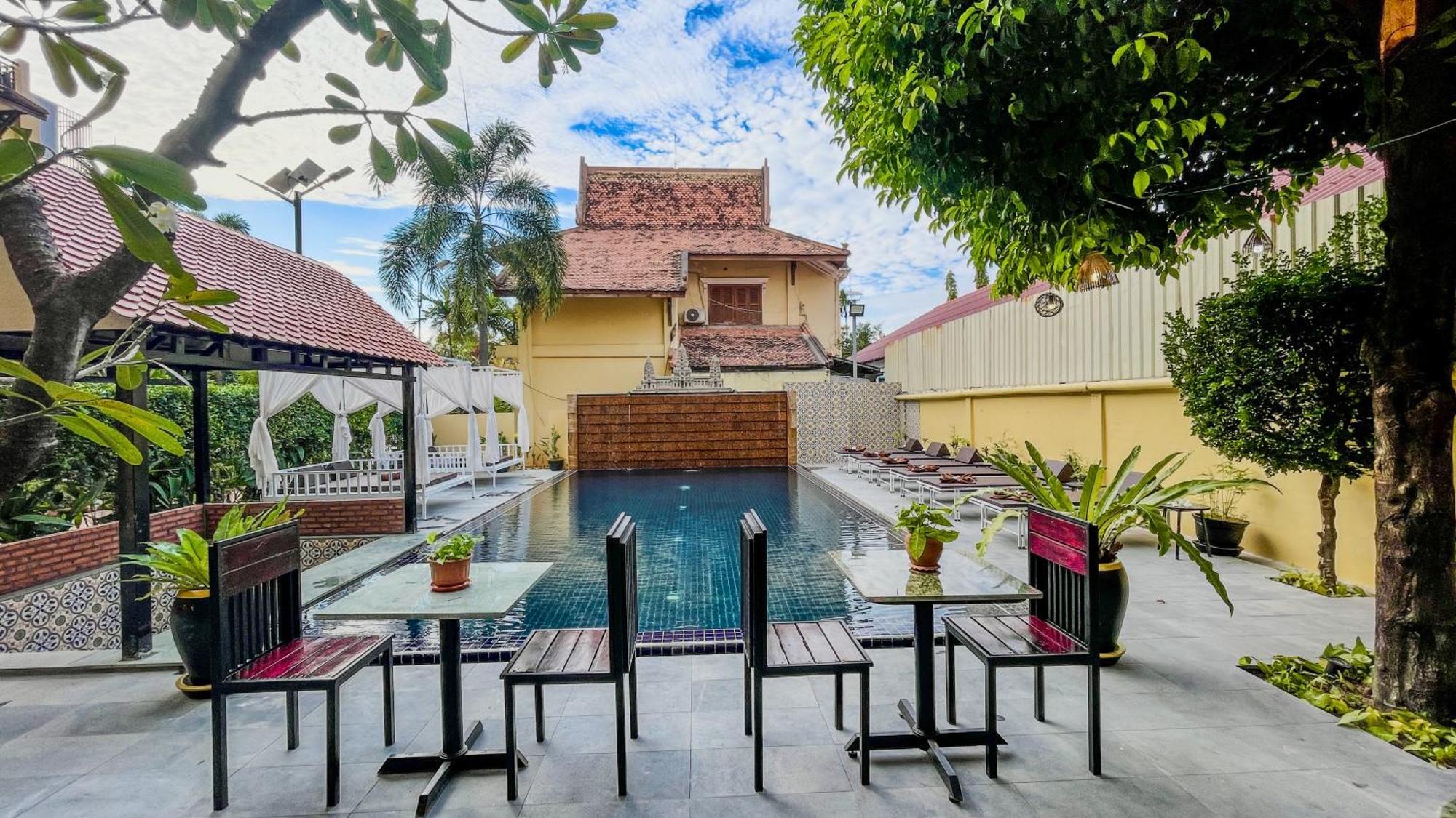 Villa Indochine D'Angkor Siem Reap Zewnętrze zdjęcie